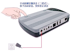 上海技声单通道录音仪